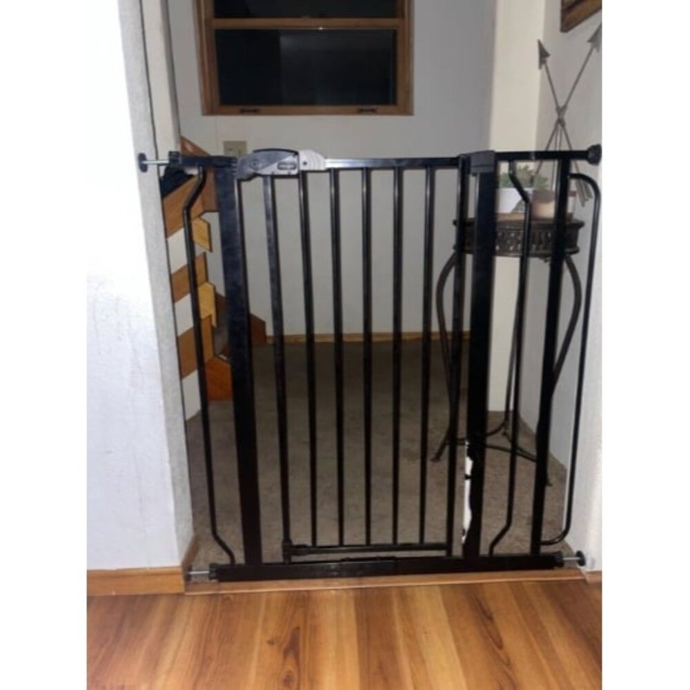 Easy Step Extra Tall Walk Thru Baby Gate, Bonus Kit,  4 " Extension Kit, 1 Pack